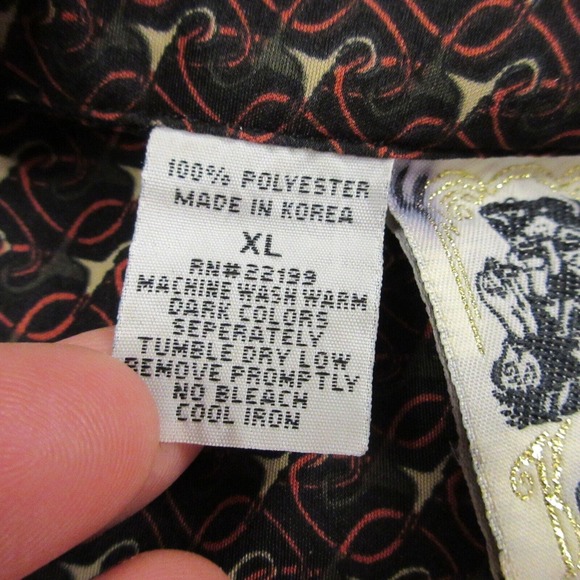 Vintage Kennington California Mens Disco Shirt size XL Club Retro‎ Party Camp - Picture 4 of 8